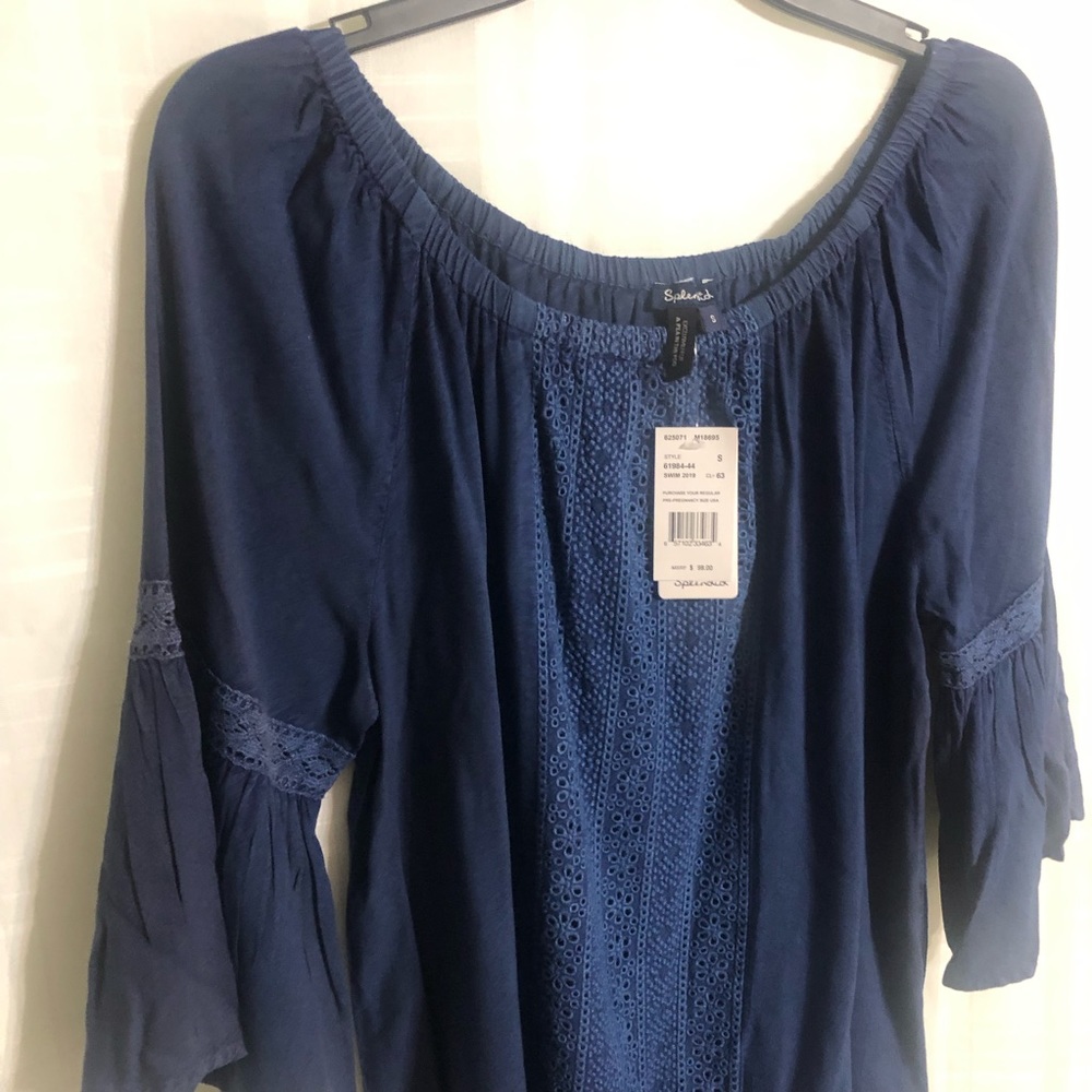 Splendid exclusive for A Pea in the Pod Maternity Blouse. - Picture 4 of 8